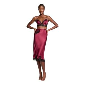 Victoria’s Secret Satin Bralette & Skirt NWT